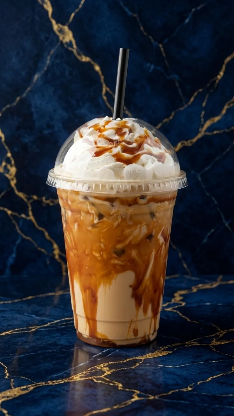 Salted Caramel Iced Latte