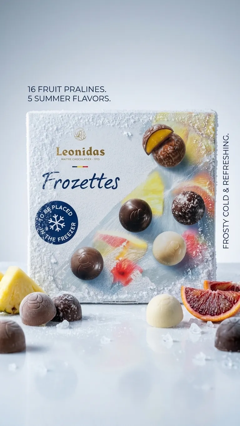 Leonidas Frozettes fruit pralines box