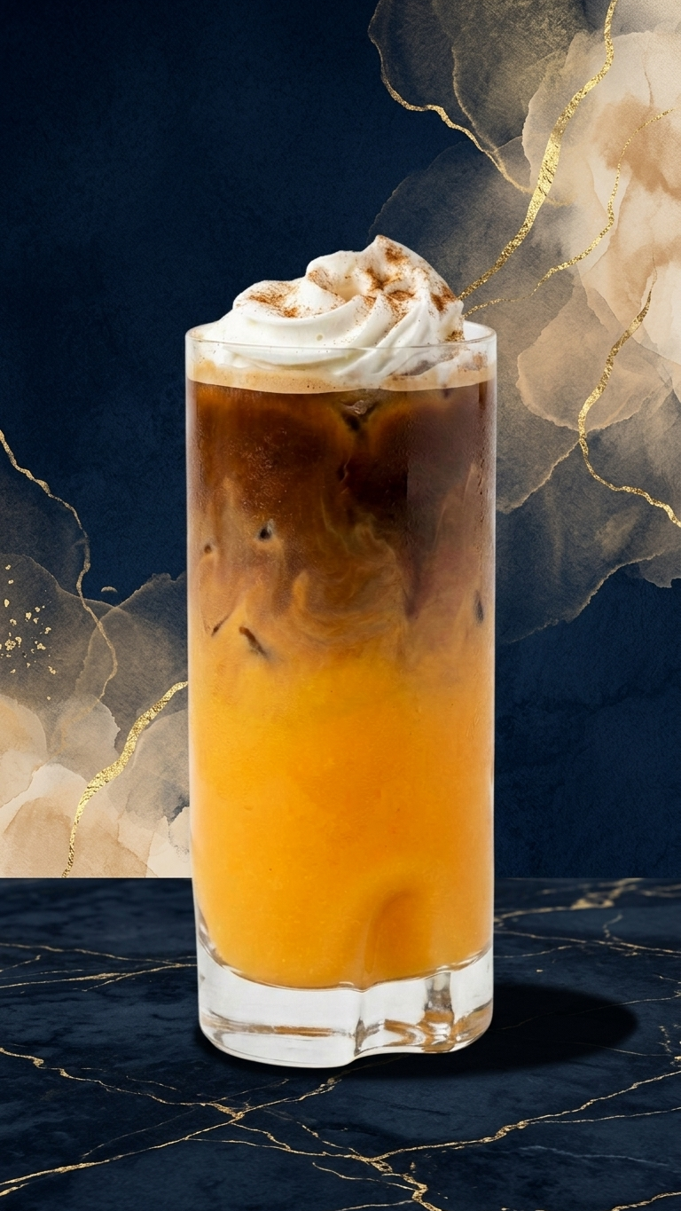 Spiced Amber Latte