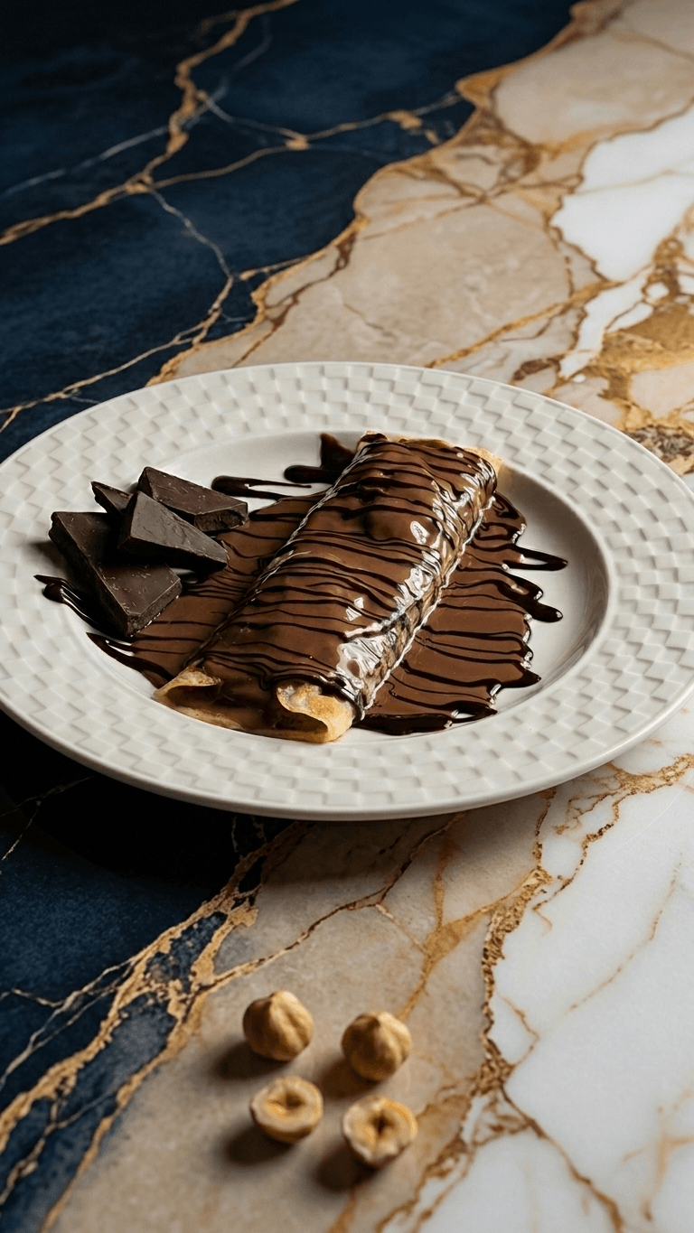 Nutella Hazelnut Crêpes